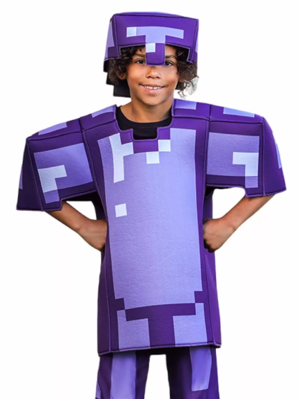 Children's Minecraft Pixelated Print Costume Set, image 14