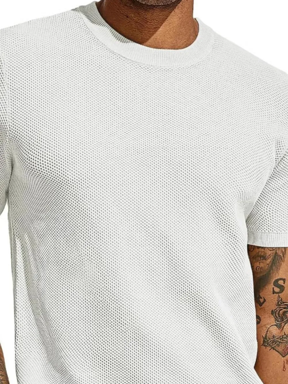 Men's Full Size Round Neck Short Sleeve T-Shirt Plus Size, image 3