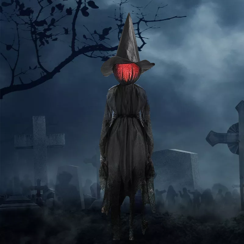 Halloween Glowing Head Witch, image 7
