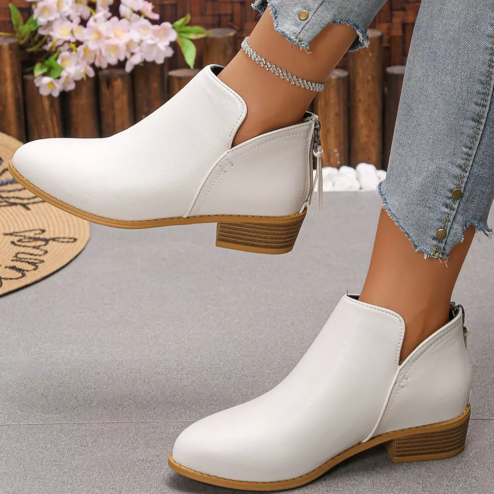 Point Toe Block Heels Boots, image 24