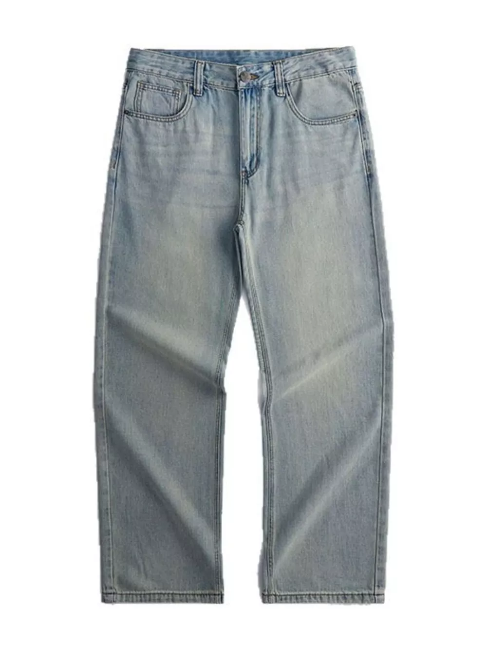 Men's Wash Relaxed Fit Jeans, image 8