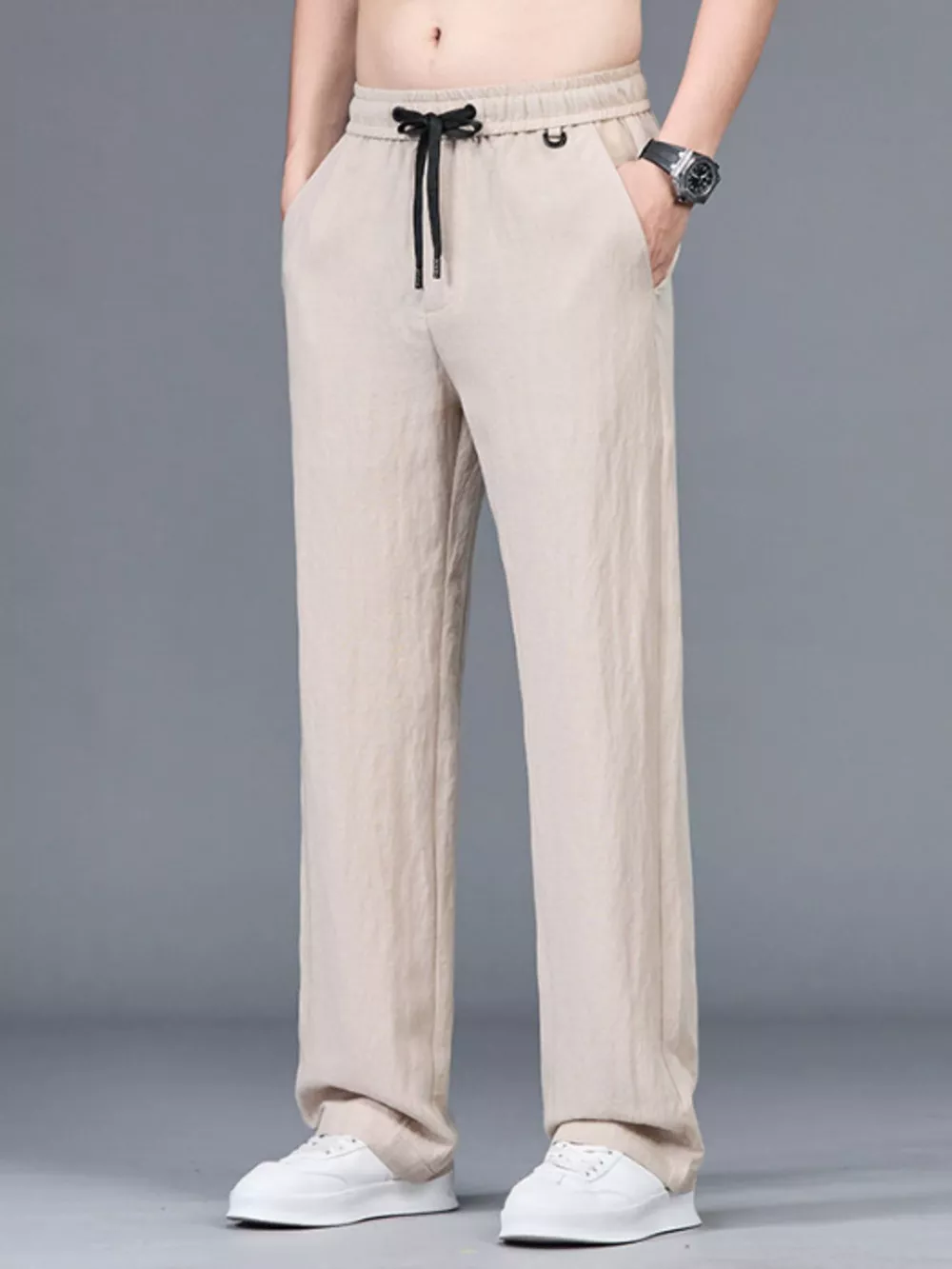 Men's Plus Size Lightweight Casual Pants, image 7