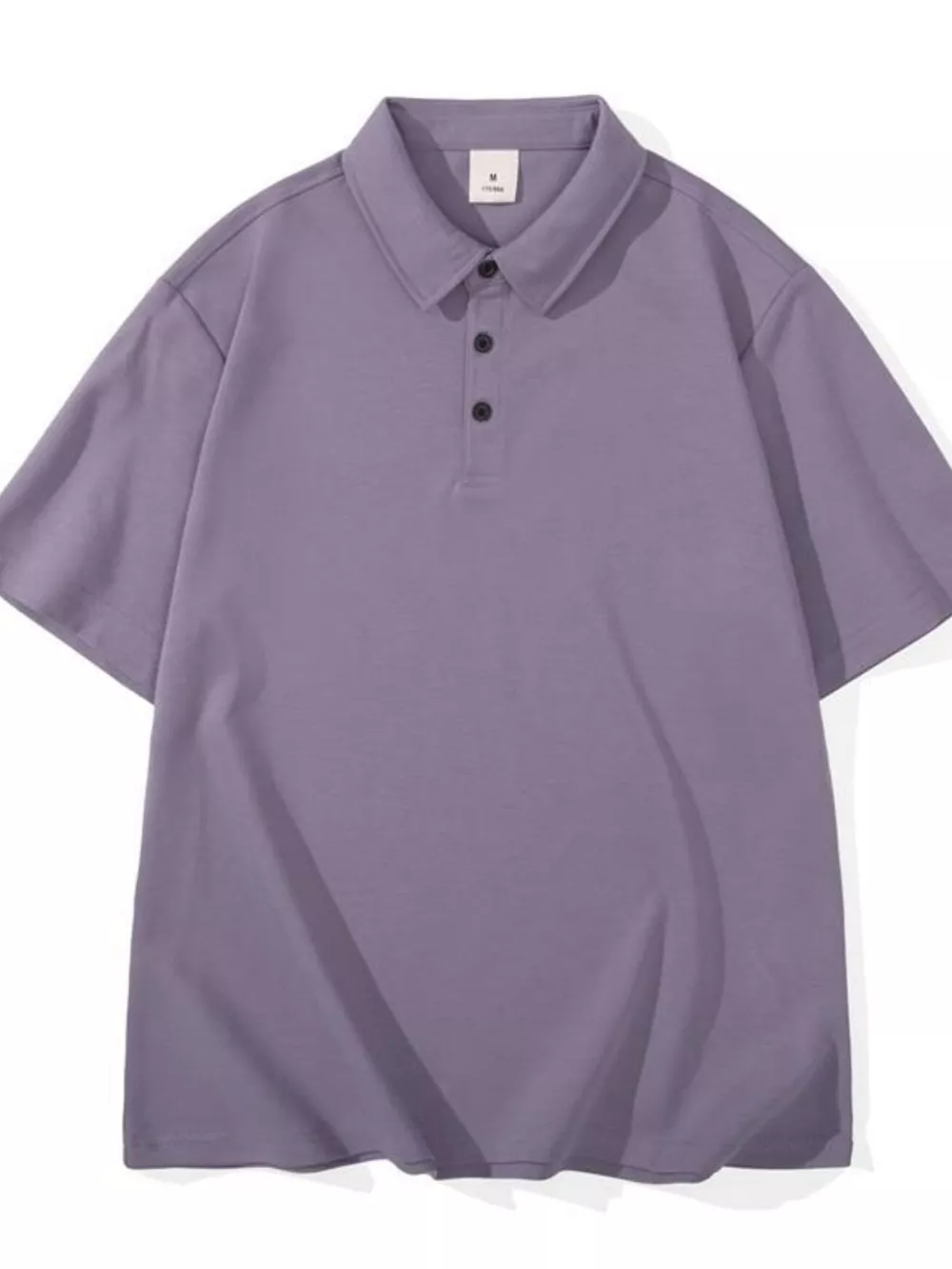 Men's Full Size Button Detail Short Sleeve Polo Plus Size, image 5