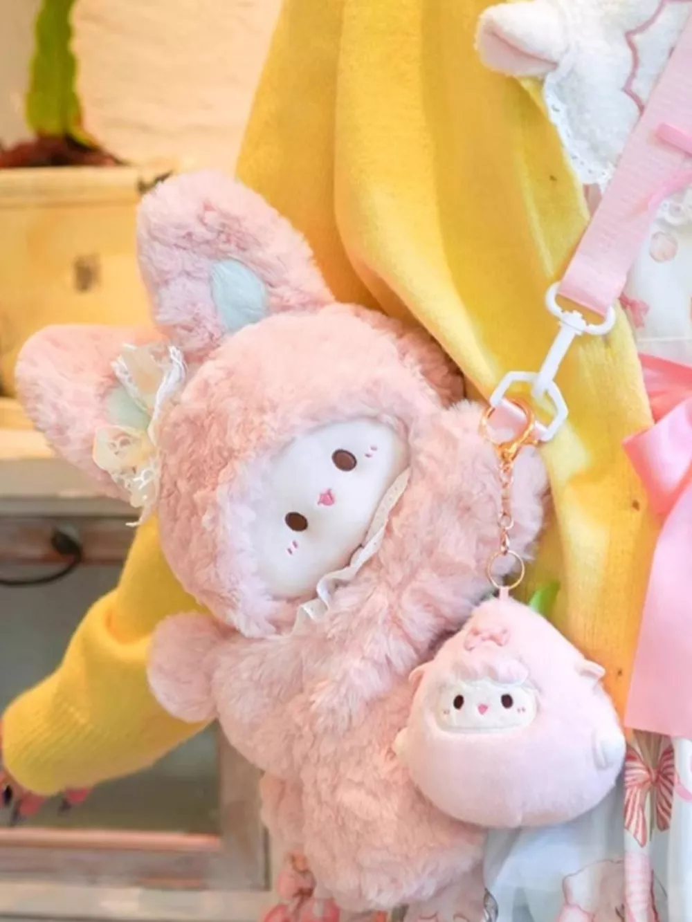 Plush Bunny Backpack Bag, image 5