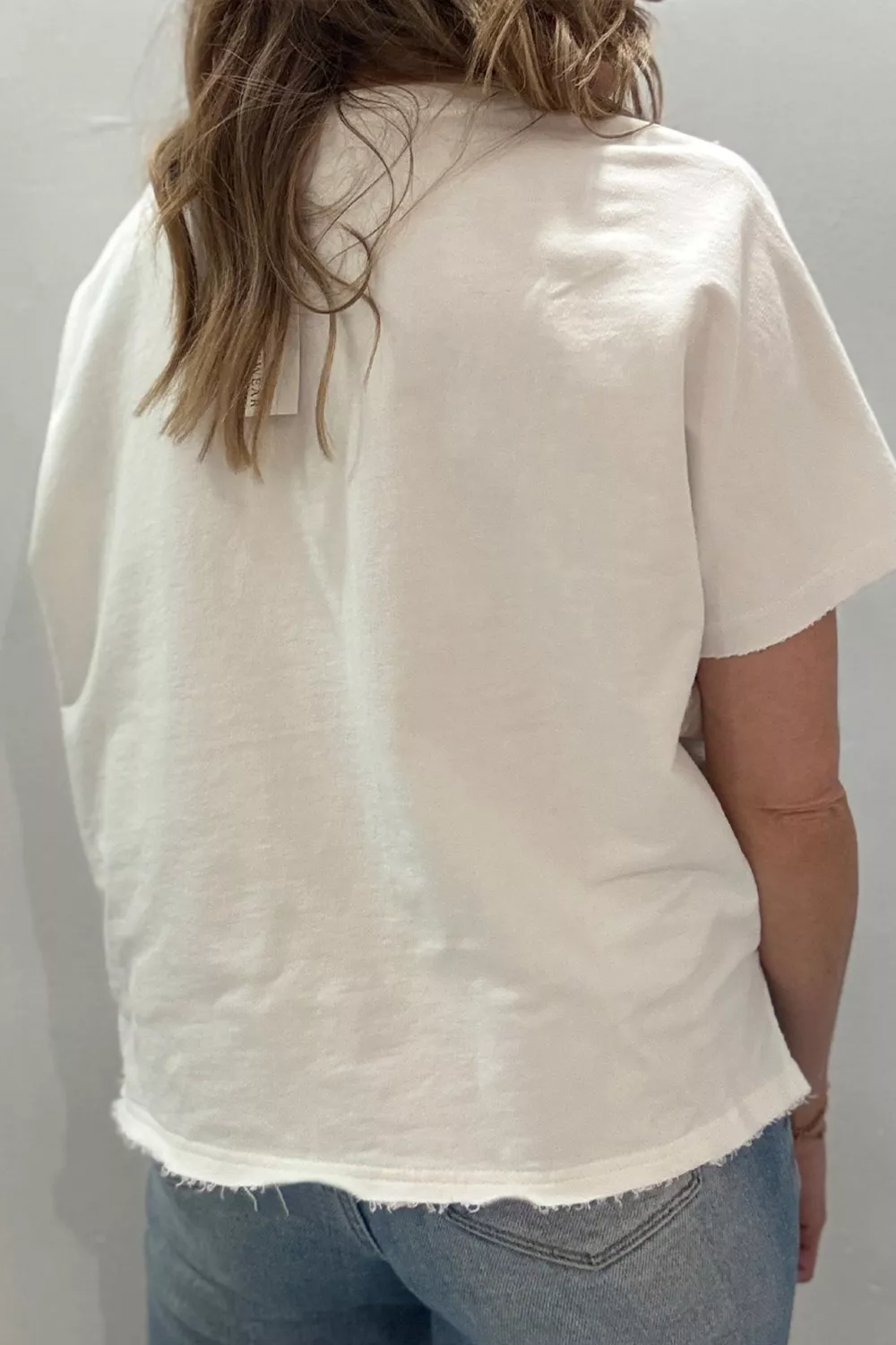 Patriot Star Patched Notched Neck Mineral Washed Tee, image 2