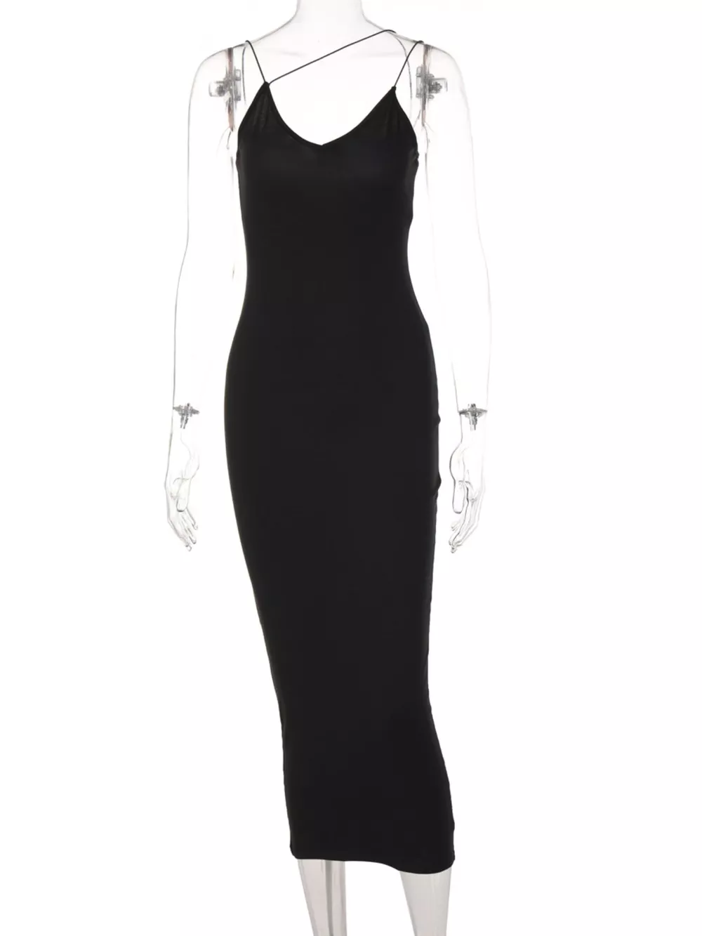 Leopard Print Spaghetti Strap Midi Dress, image 16