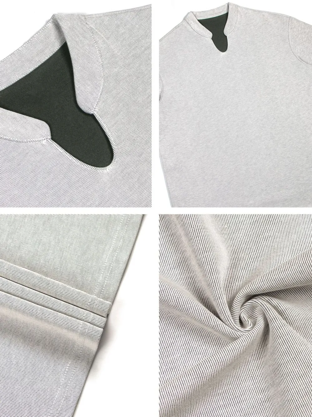Men's Lightweight Breathable Notched T-Shirt, image 6