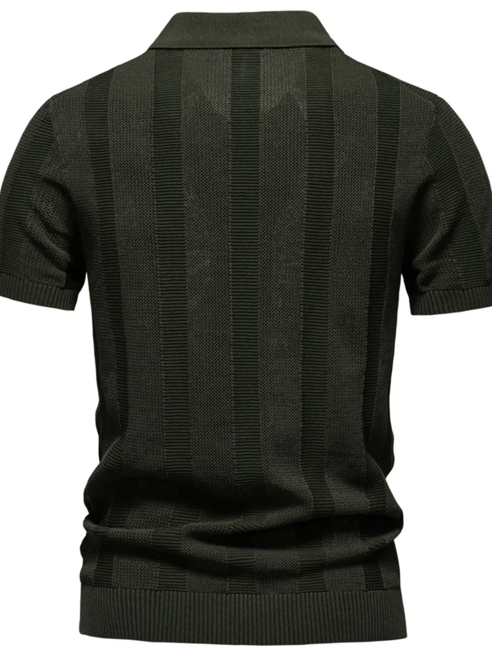 Men's Classic Short Sleeve Knit Polo Shirt, image 6