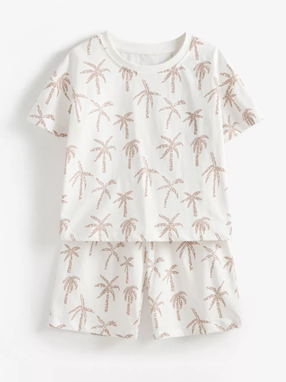 Children's Tropical Palm Print Tee and Shorts Set, image 2