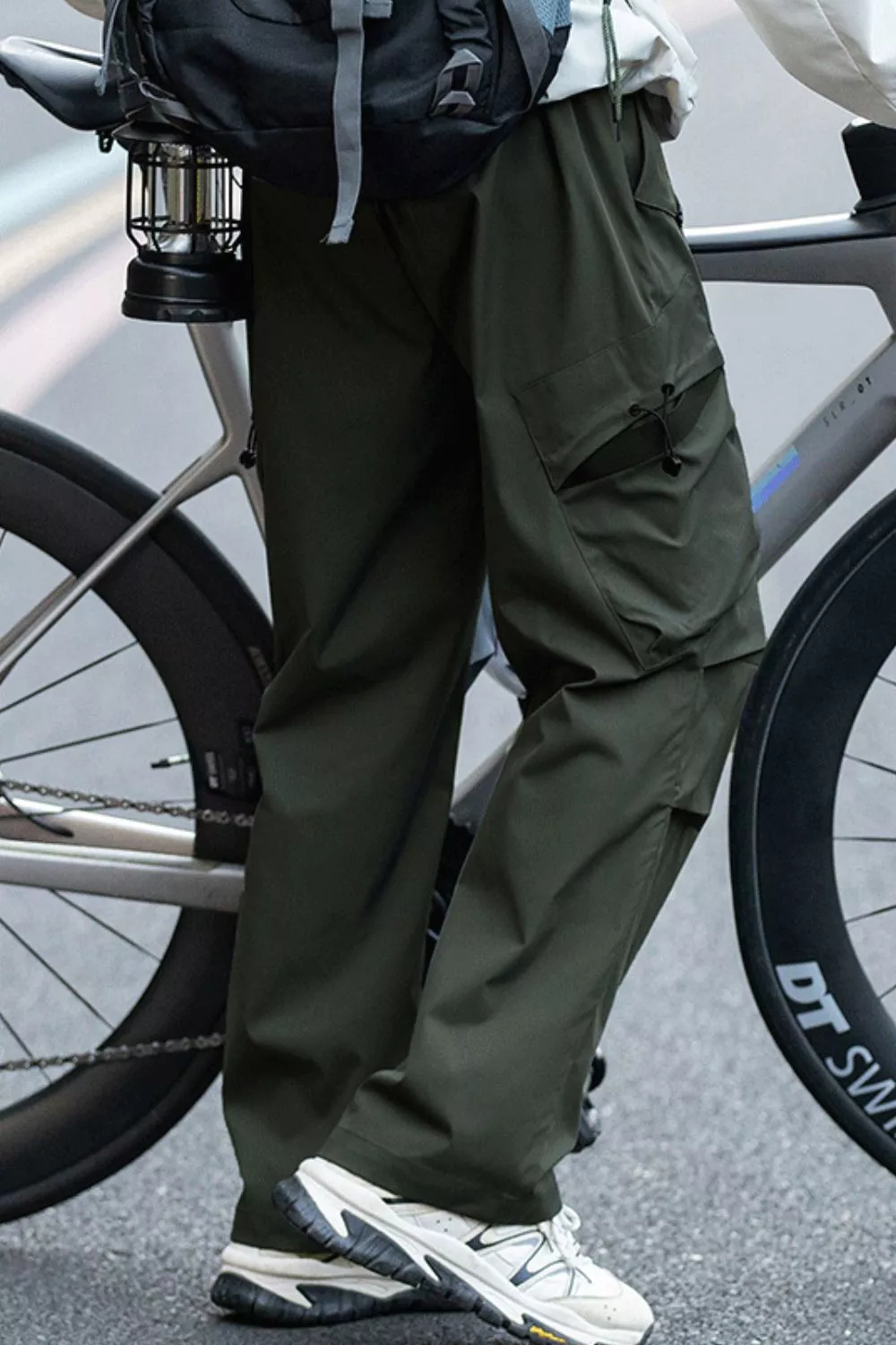 Men's Wide Leg Cargo Pants, image 5