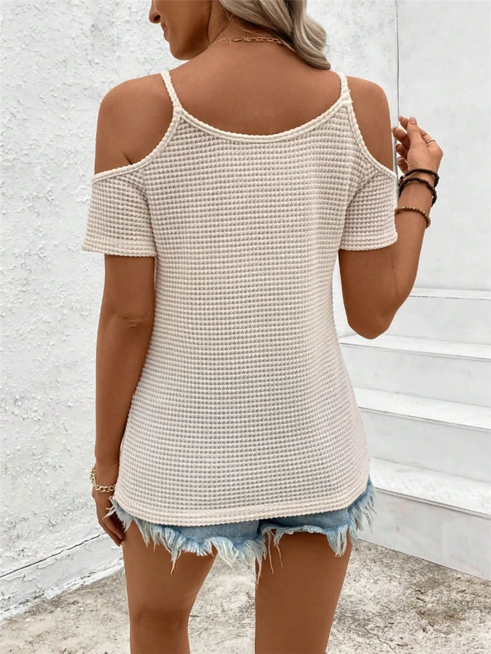Crochet Cold Shoulder Top, image 8