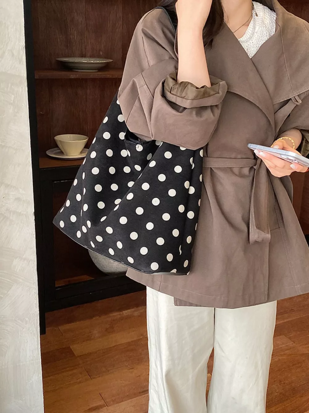 Polka Dot Shoulder Bag, image 2