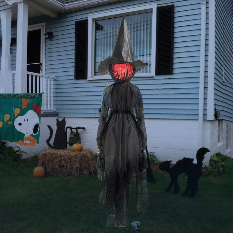Halloween Glowing Head Witch, image 3
