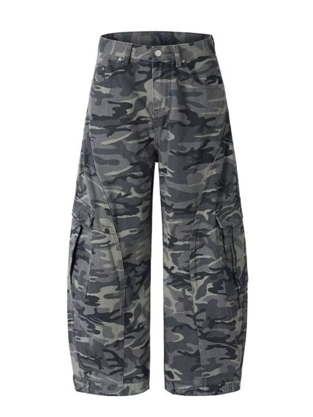 Men's Camouflage Wide Leg Pants, image 6