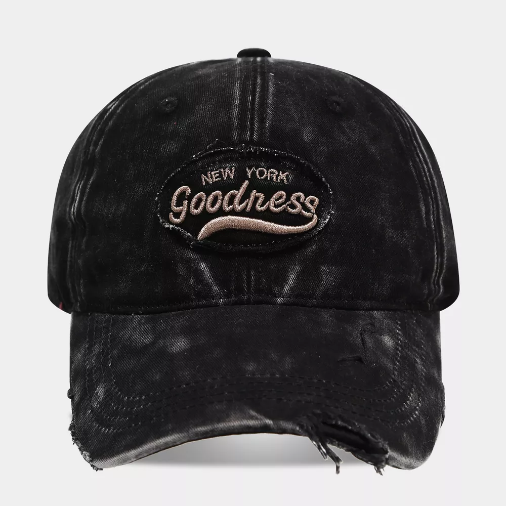 Distressed Washed Cotton Baseball Cap, image 8