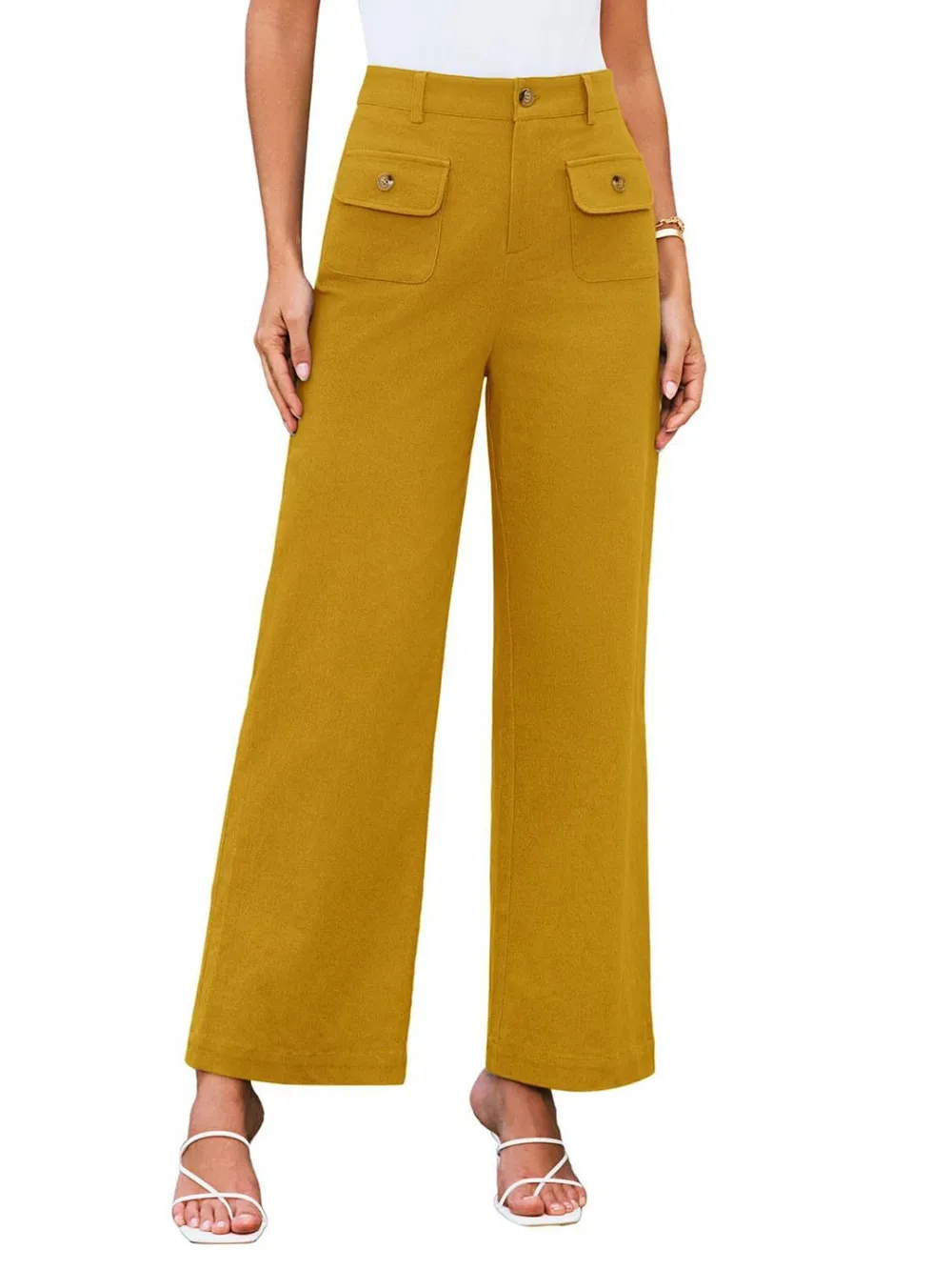High Waist Wide Leg Pants, image 33
