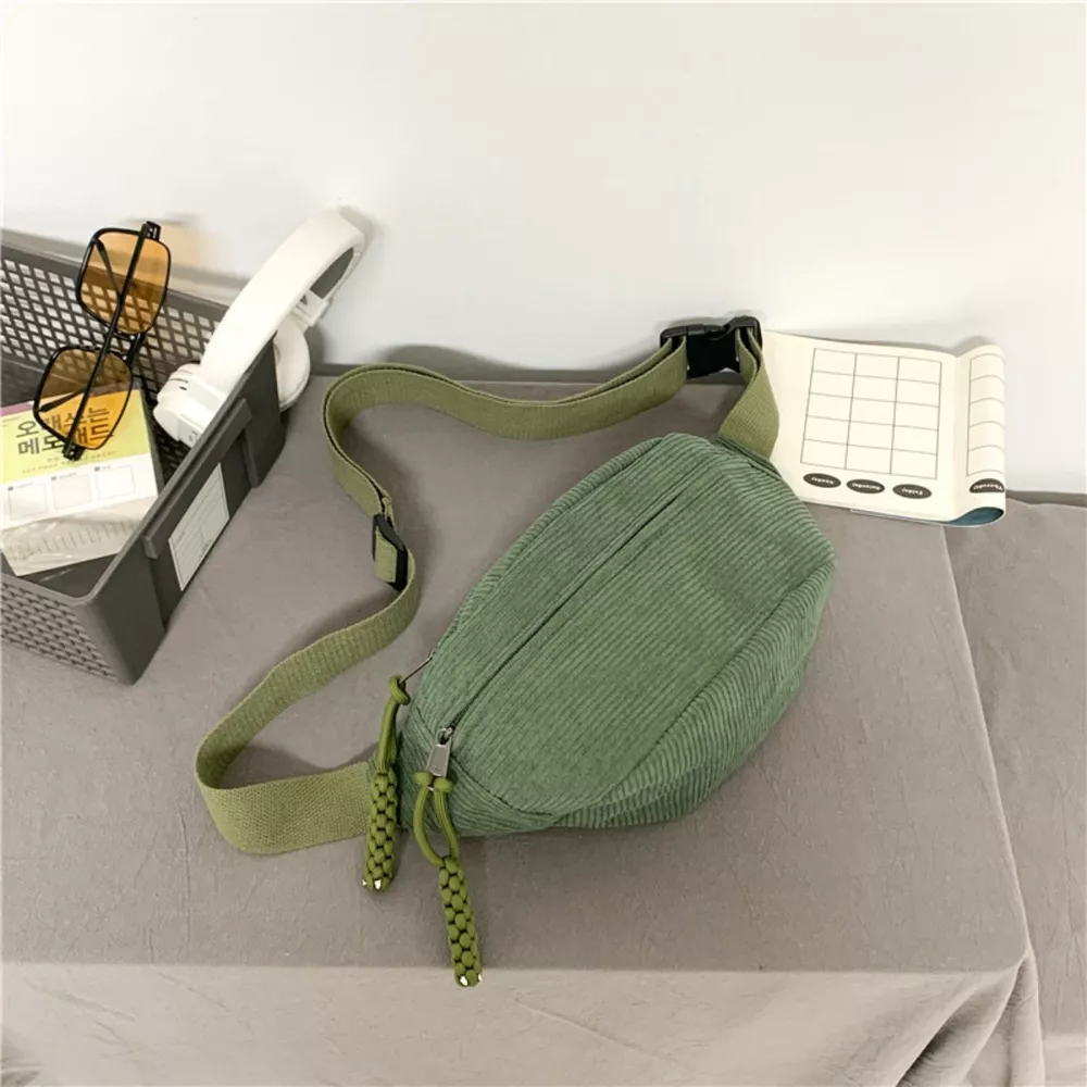 Corduroy Casual Sling Bag, image 9