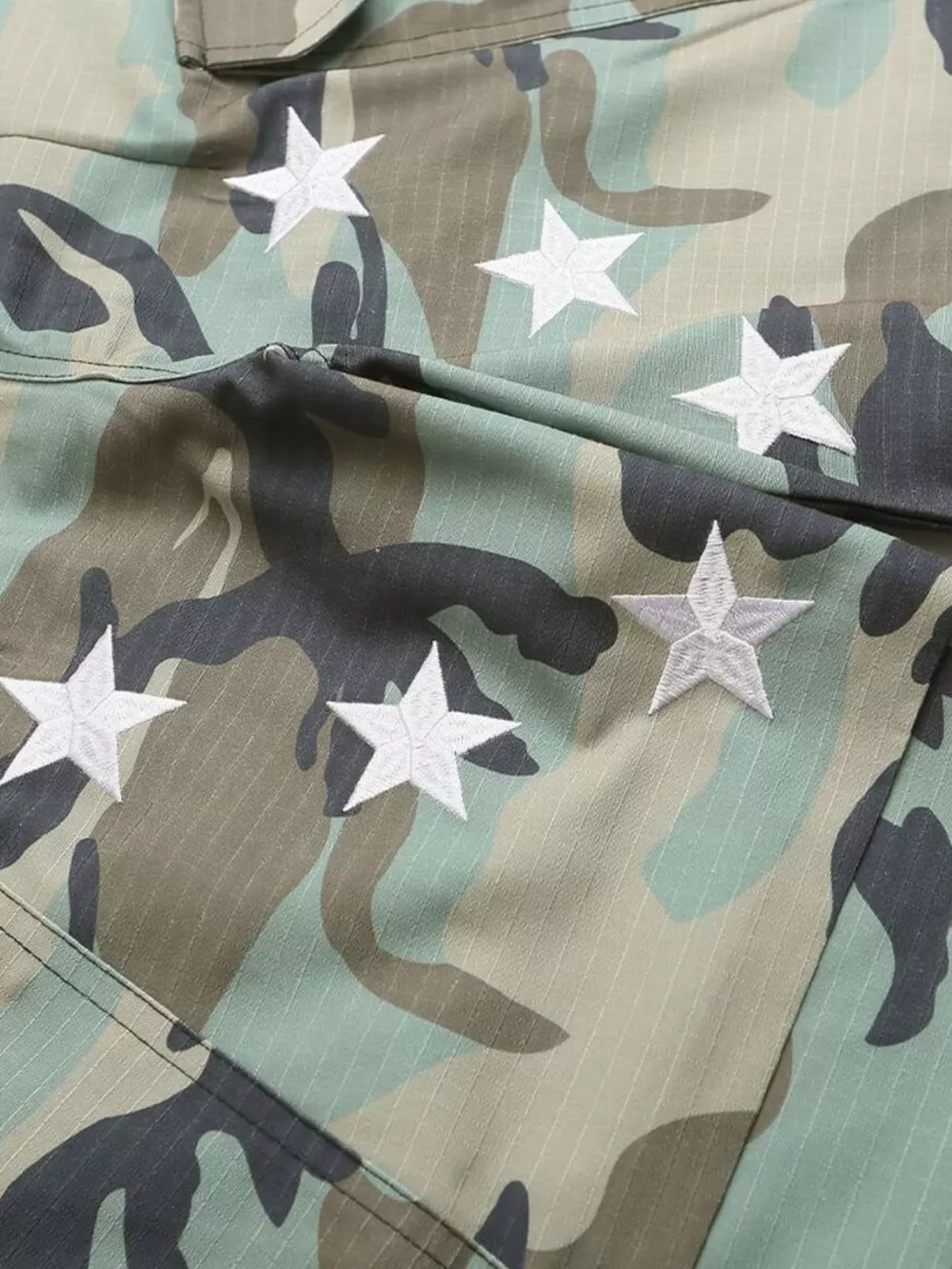Men's Star Camouflage Cargo Capris, image 4