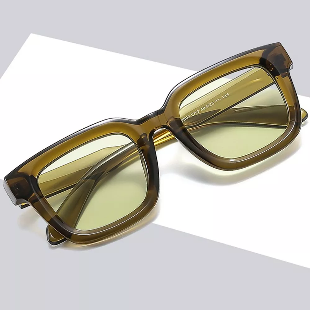 Tinted Lenses Square Frame Sunglasses, image 3