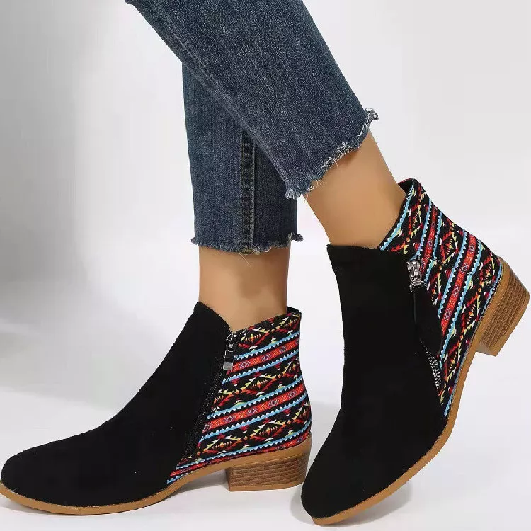 Point Toe Block Heels Boots, image 13