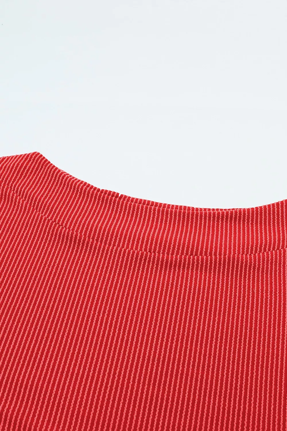Ribbed Knit Off-Shoulder Blouse, image 13