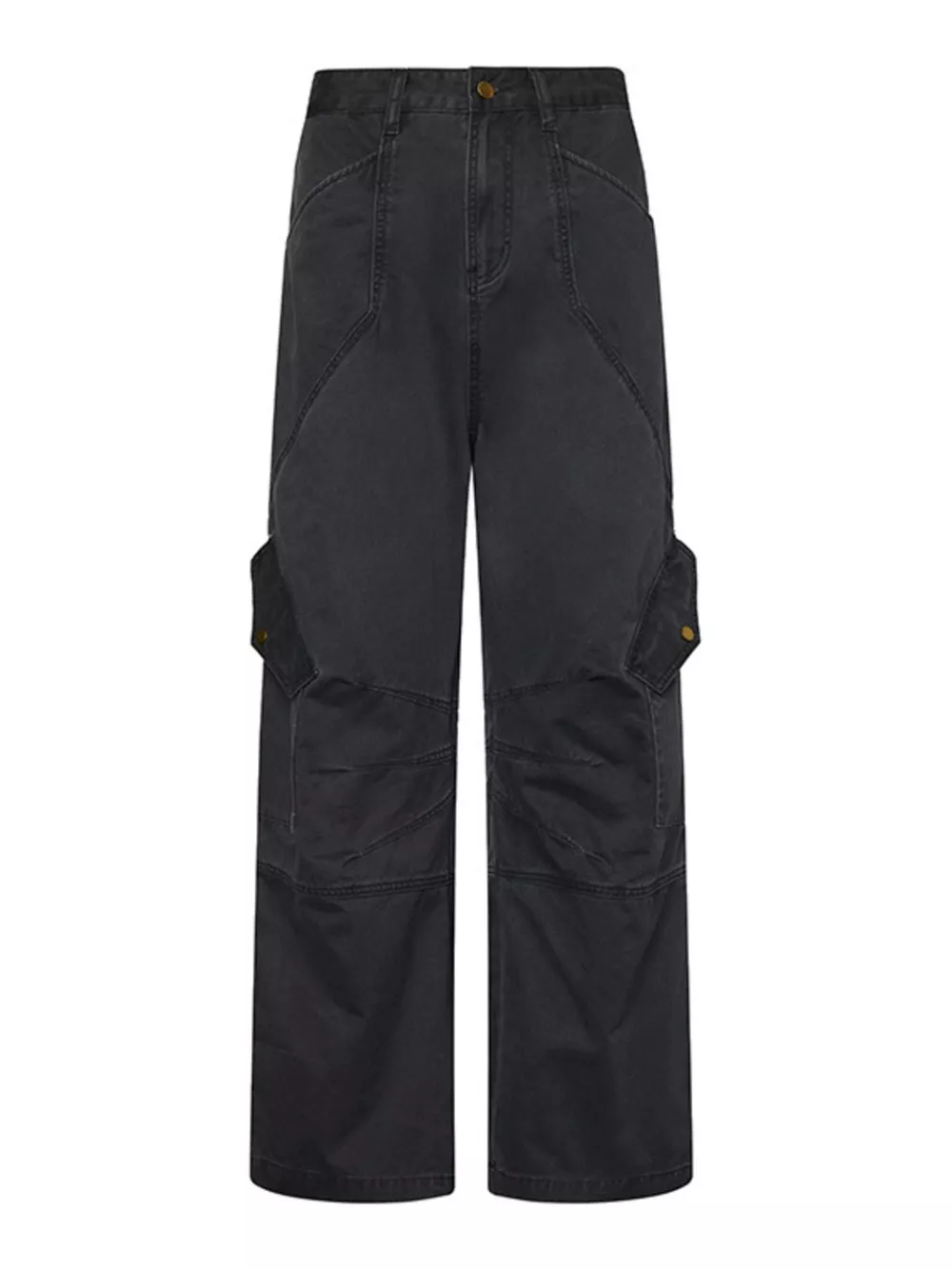 Men's Wide Leg Cargo Pants, image 7