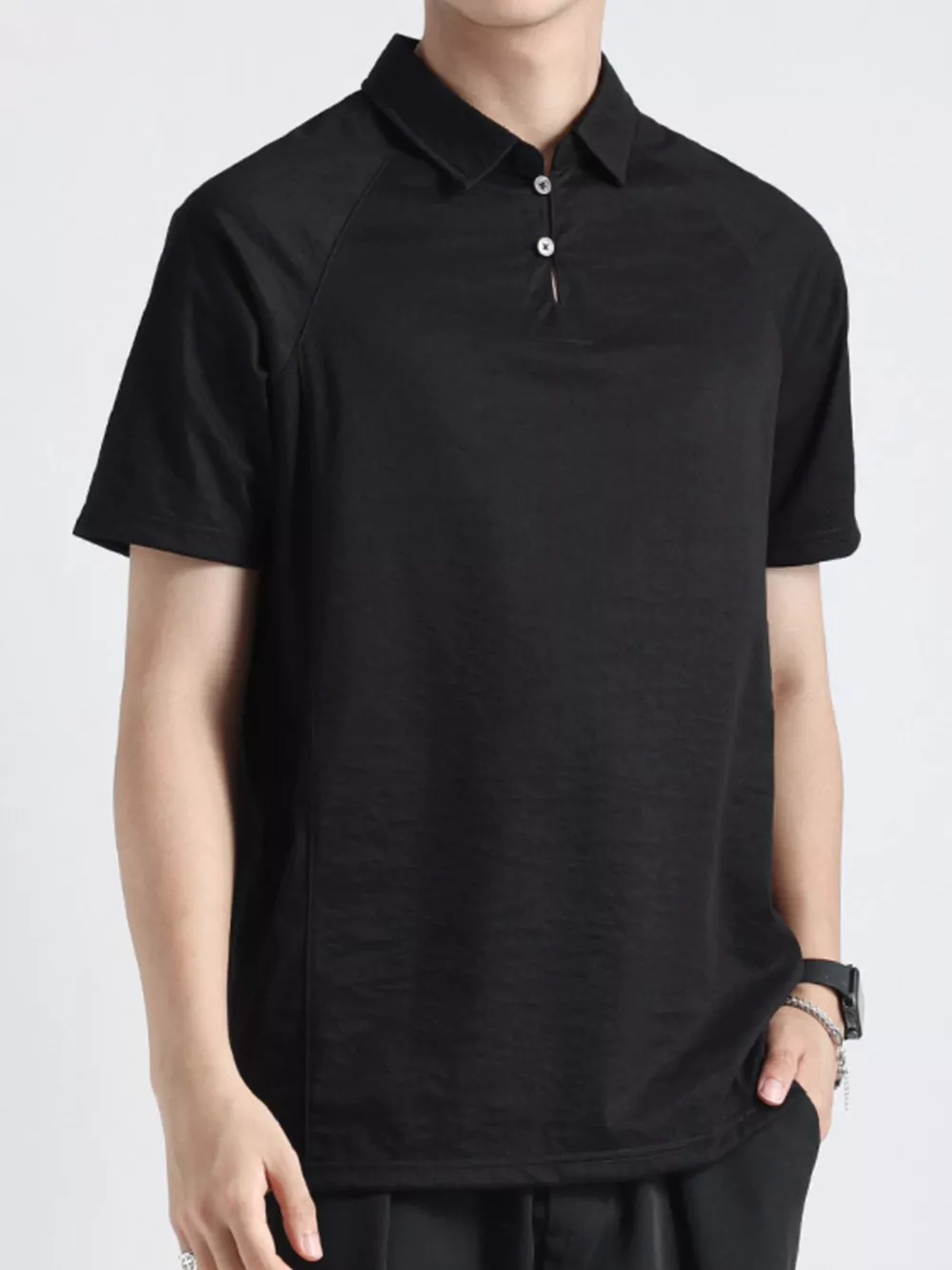 Men's Plus Size Lightweight Short Sleeve Polo