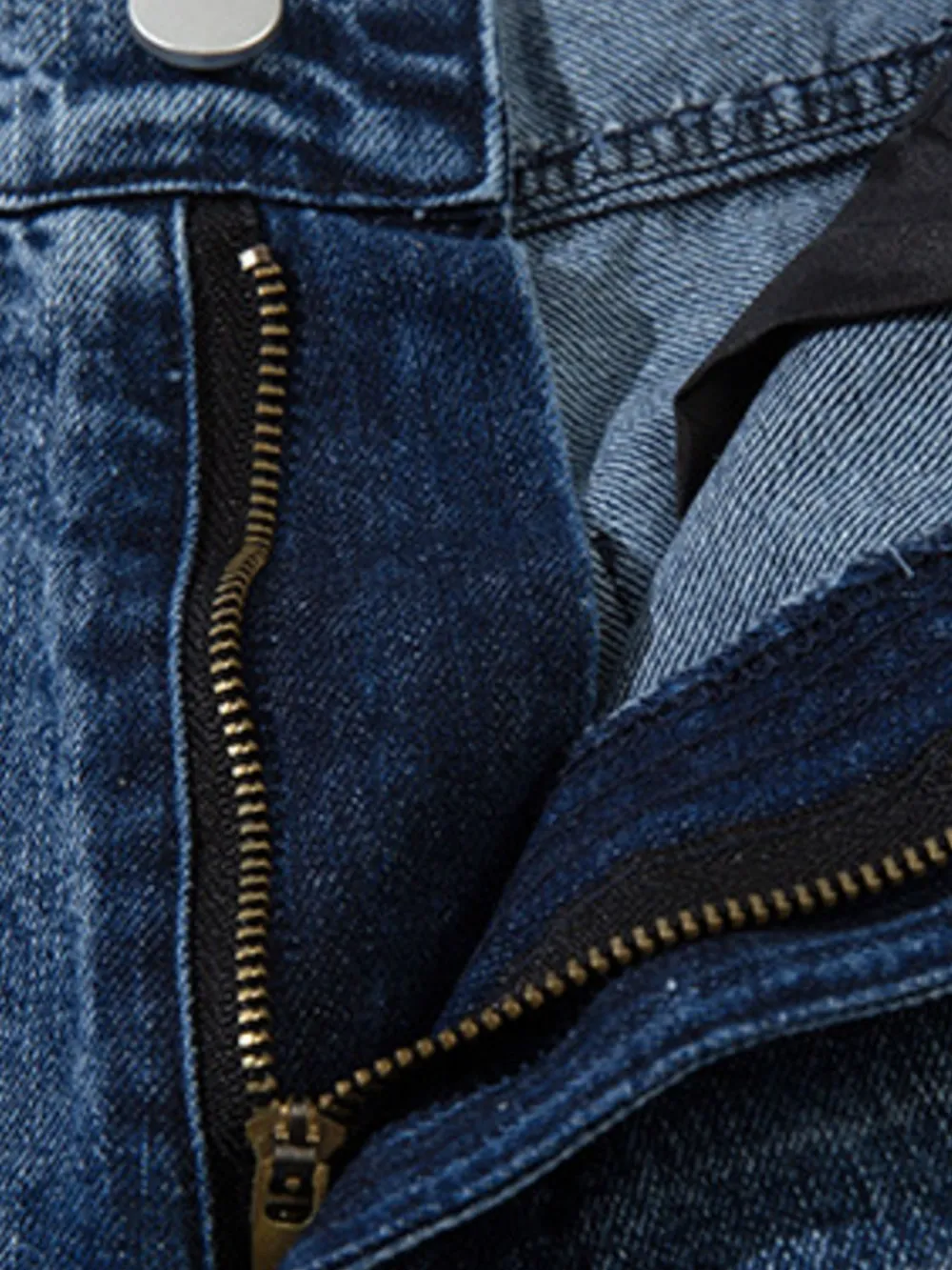 Men's Washed Wide Leg Graphic Jeans, image 4