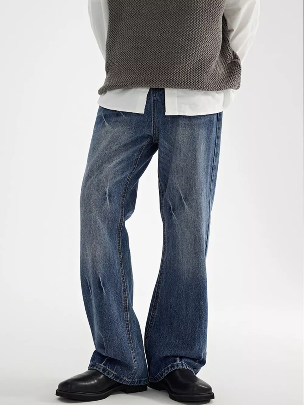 Men's Wide Leg Jeans, image 9