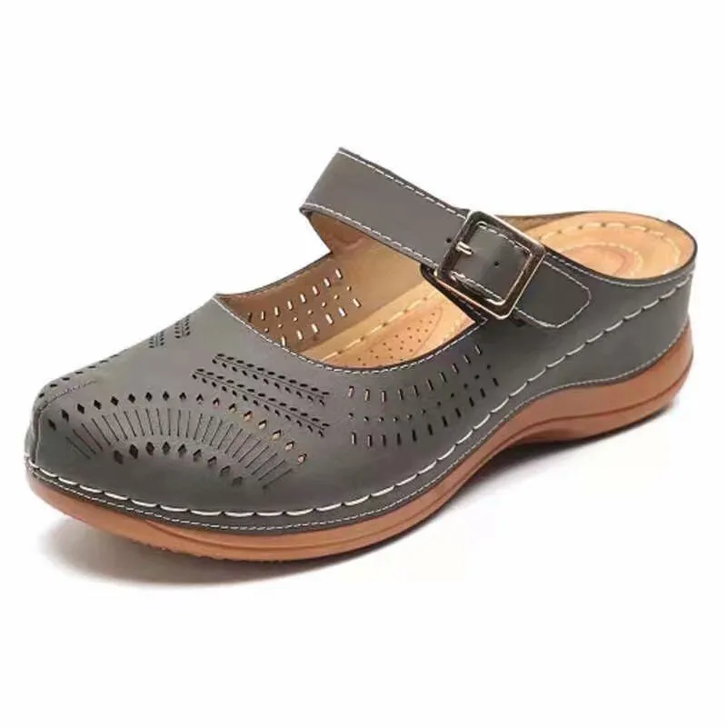 Adjustable Buckle Strap Sandals, image 3