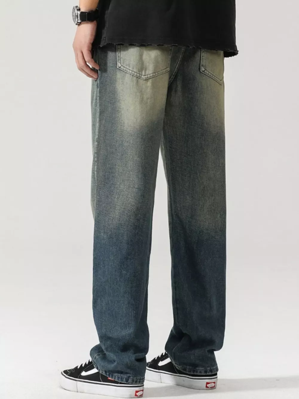 Men's Wide Leg Jeans, image 6