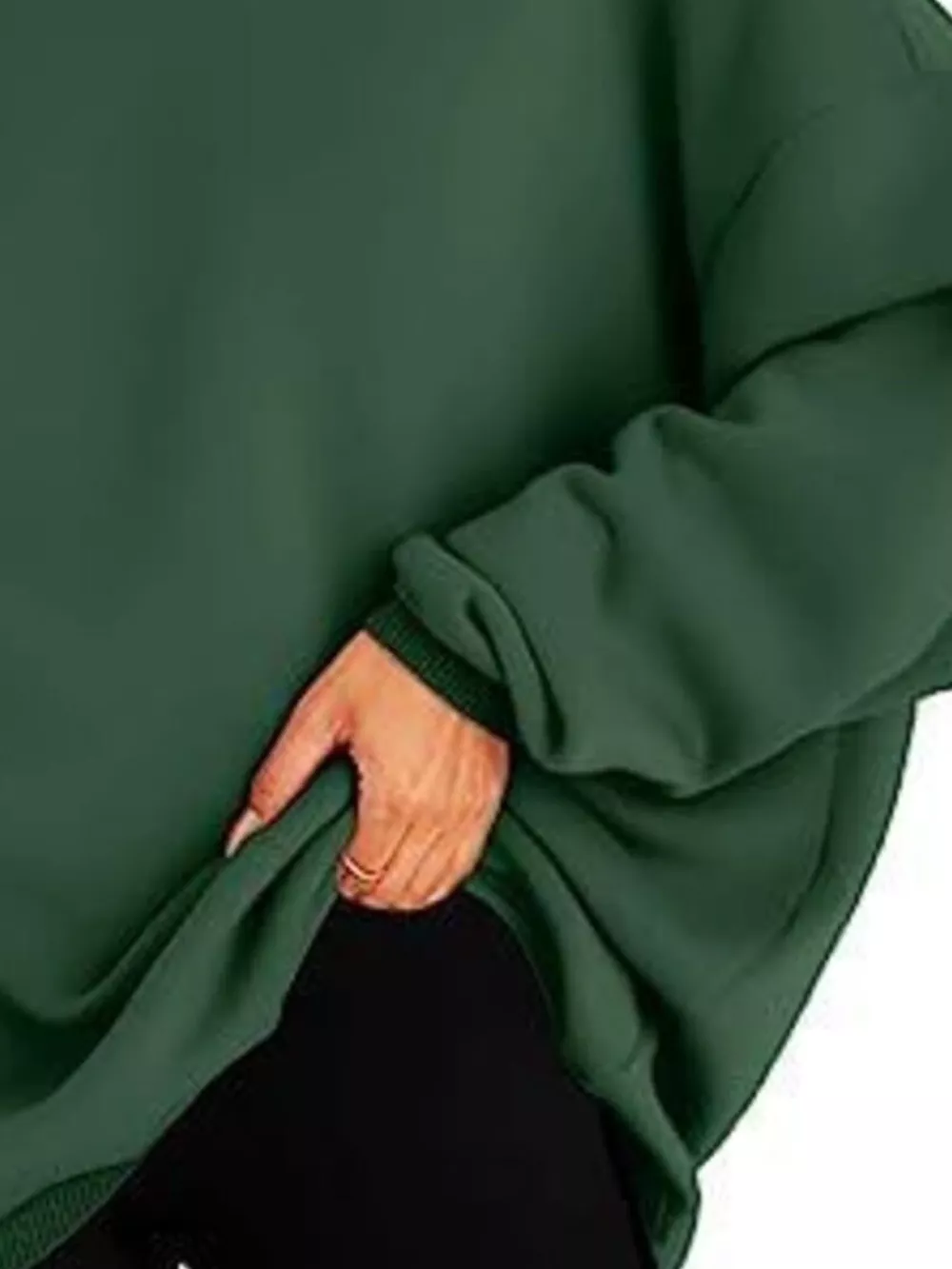 Drop Shoulder Long Sleeve Hoodie, image 15