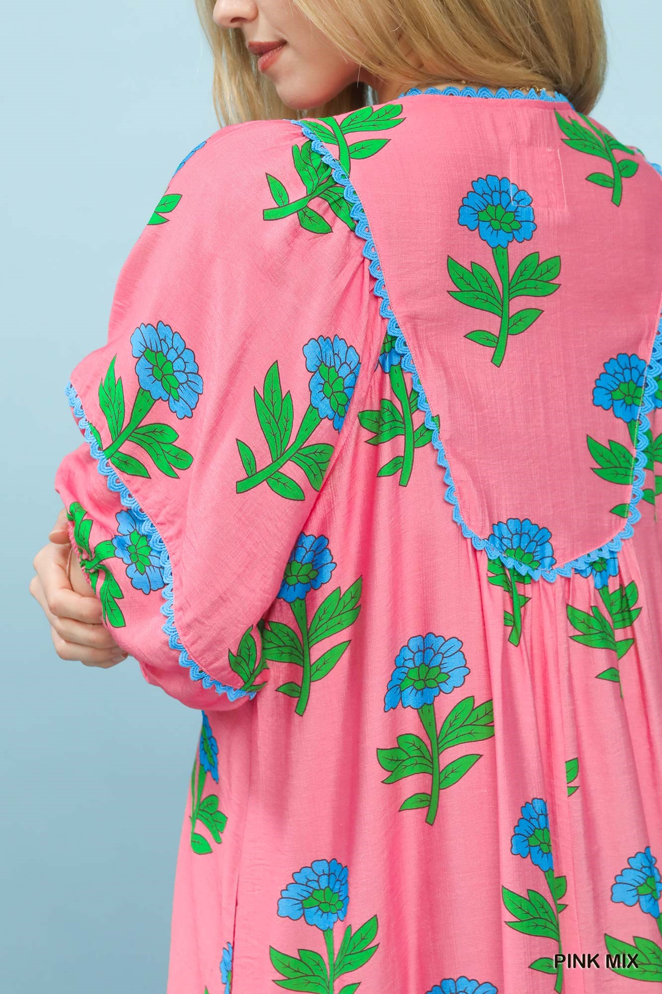 Floral Print Midi Dress, image 4