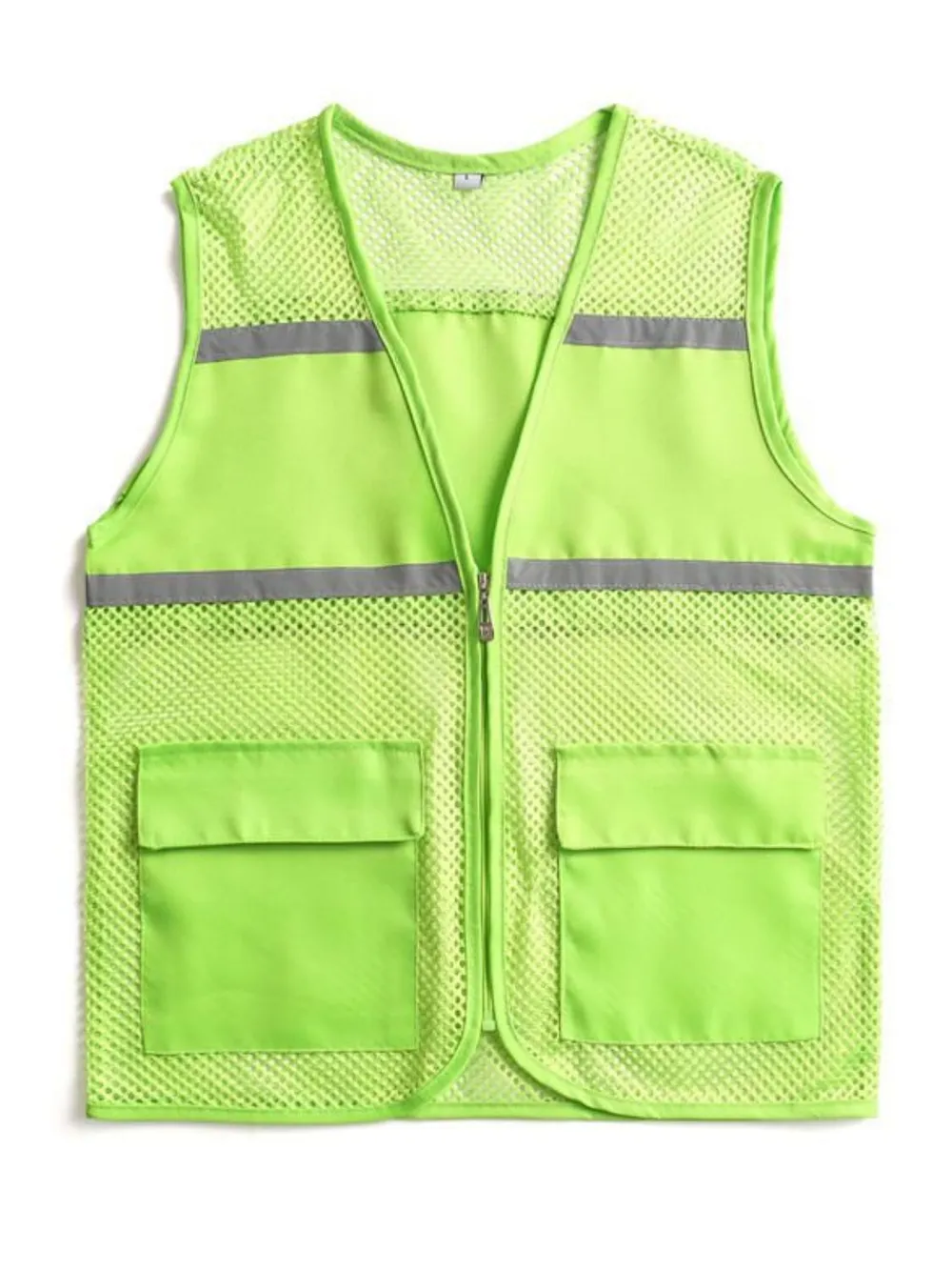 Men's Plus Size Mesh Zip Up Vest, image 8