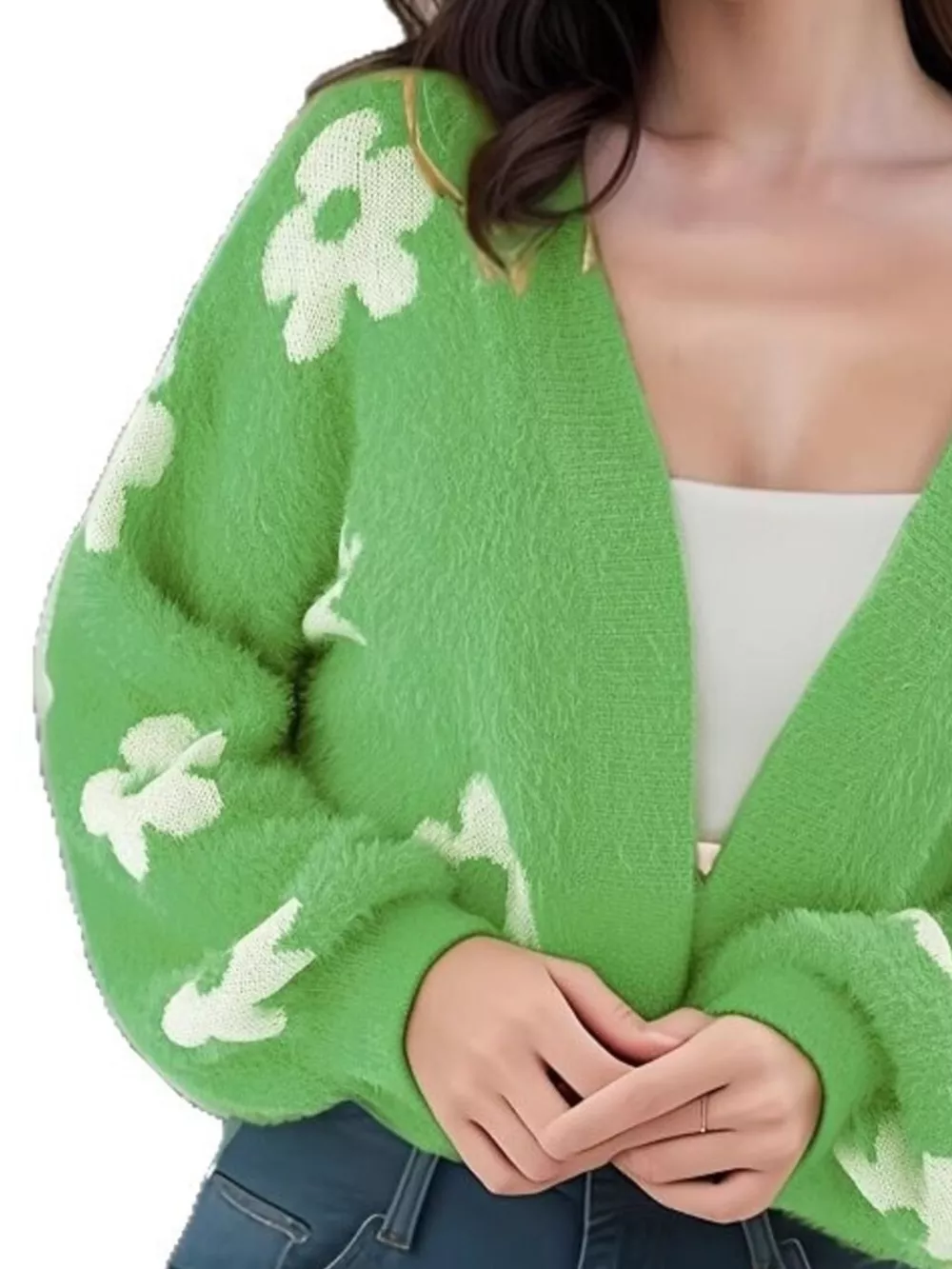 Floral Open Front Cardigan, image 13
