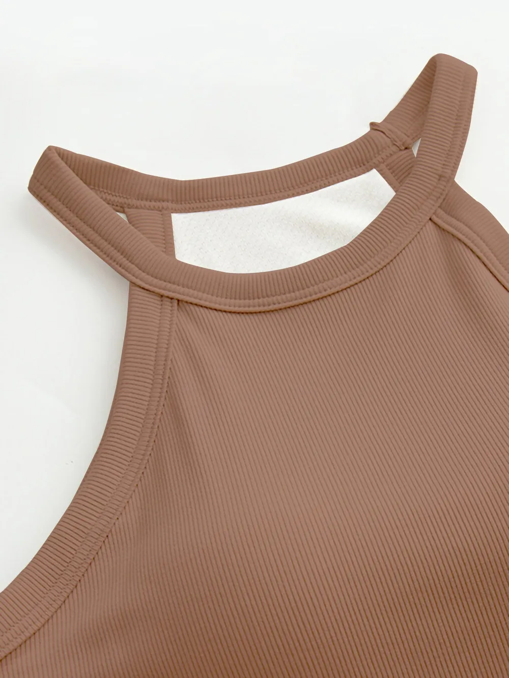 Grecian Neck Tank With Chest Pads, image 24