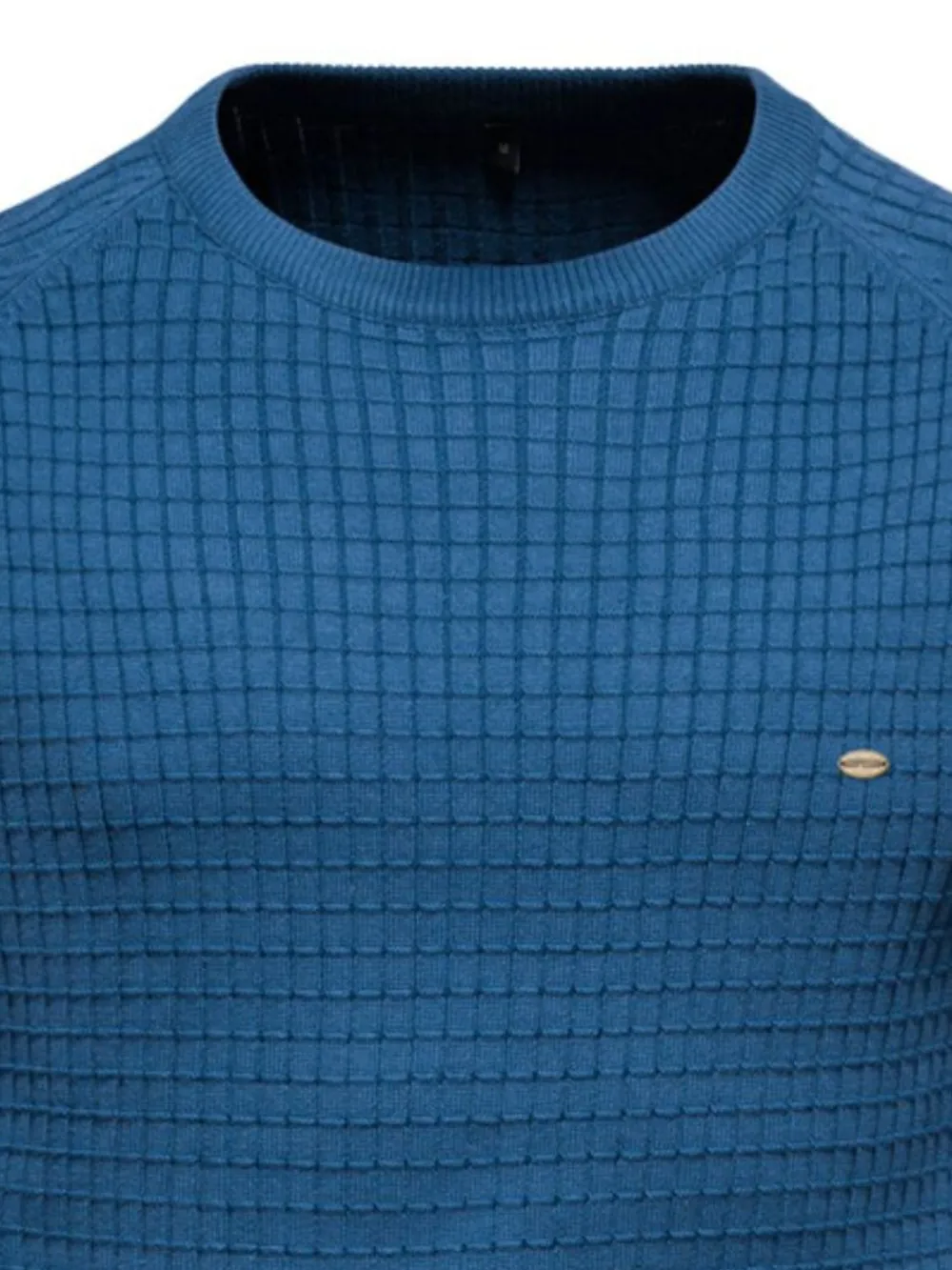 Texture Round Neck Long Sleeve Sweater, image 5