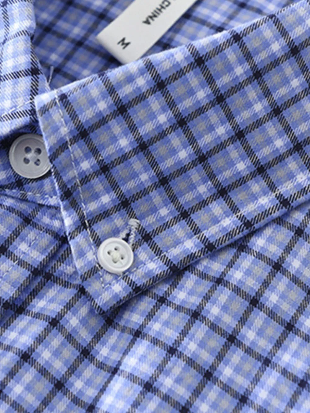 Men's Plus Size Plaid Button Up Short Sleeve Shirt, image 5
