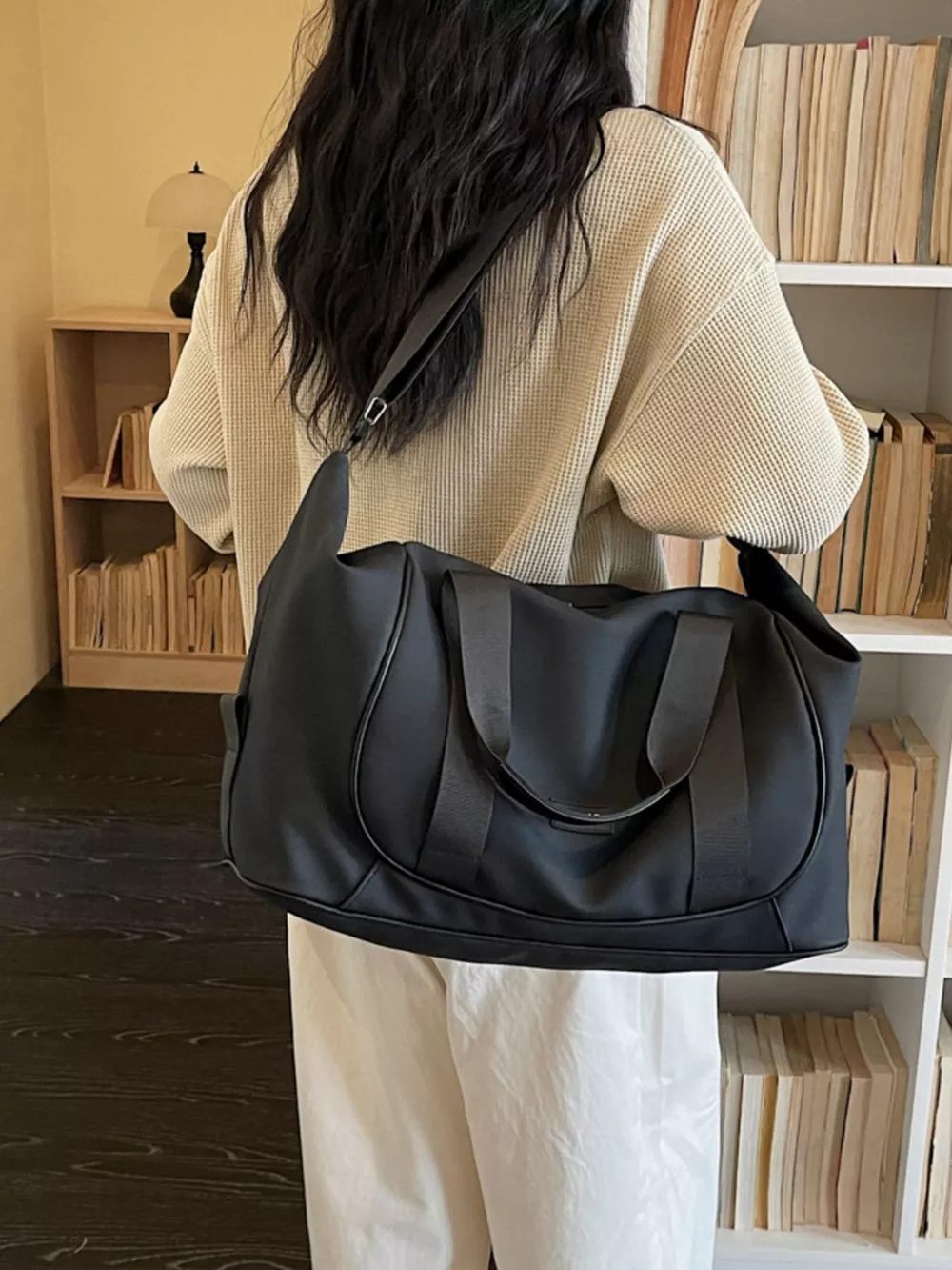 Adjustable Strap Nylon Travel Bag, image 10