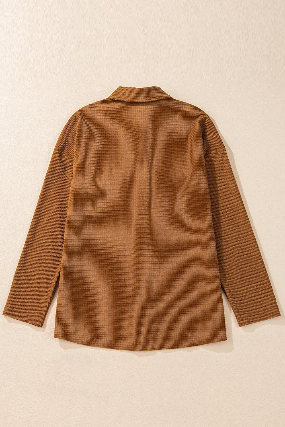 Pocketed Snap Down Long Sleeve Jacket, image 7