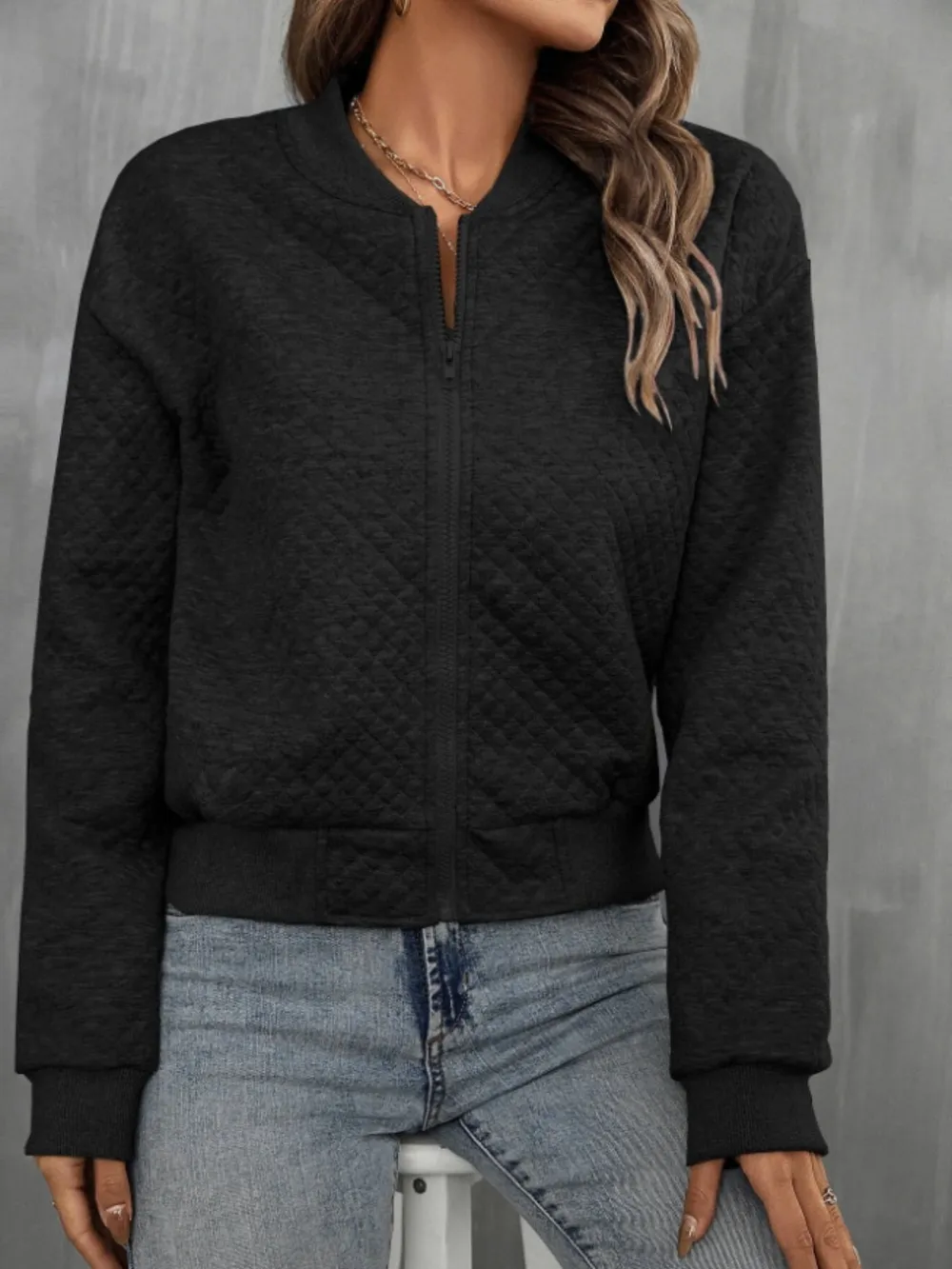Zip Up Long Sleeve Jacket, image 25