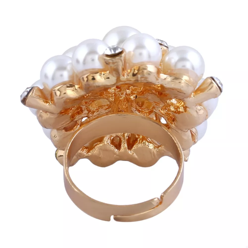 Pearl Cluster Ring, image 7