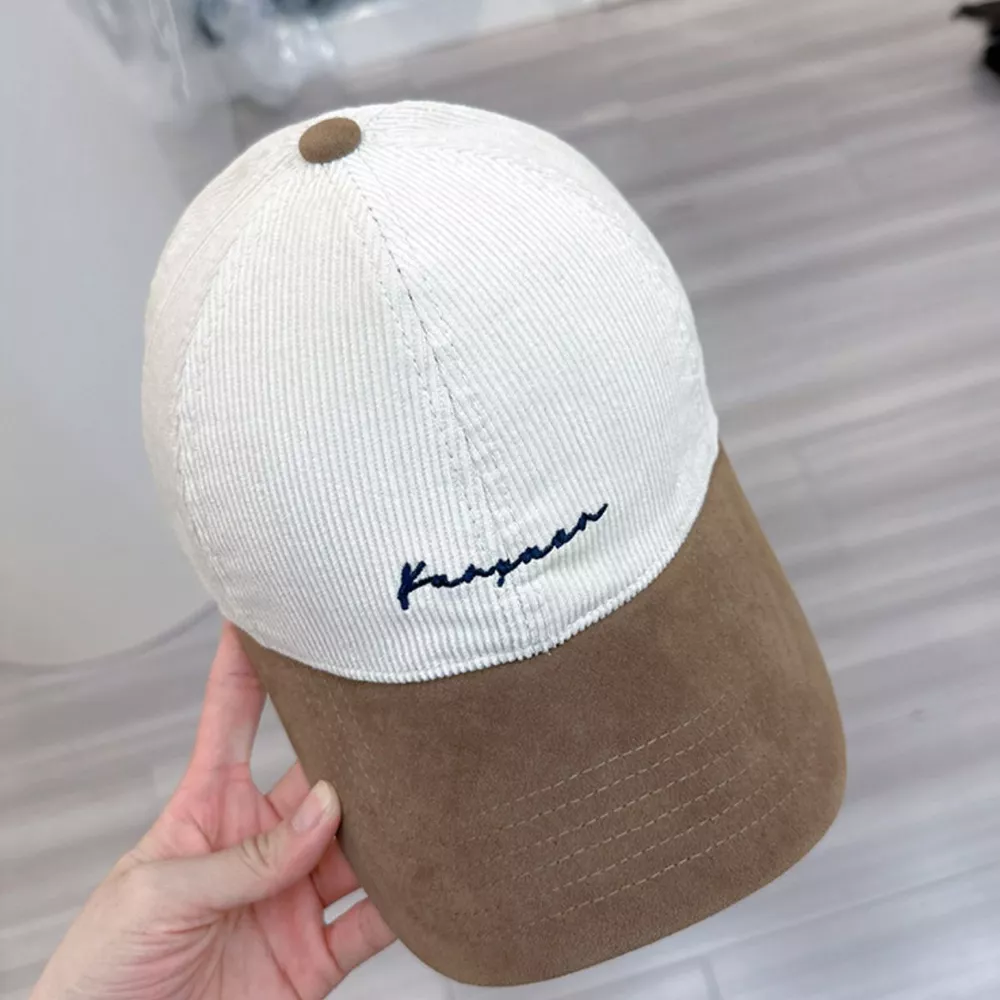 Embroidered Corduroy Baseball Cap, image 2