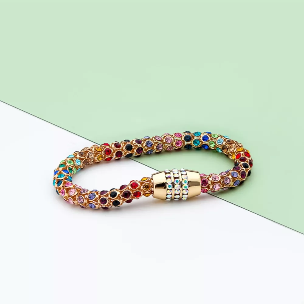 Multi-Colored Crystal Bracelet, image 4