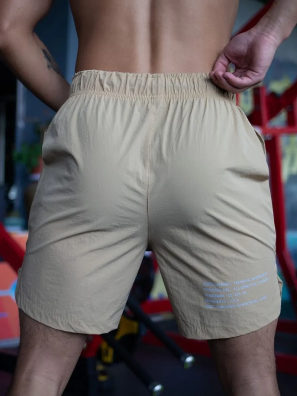 Men's Plus Size Quick-Dry Beach Shorts with Drawstring, image 4