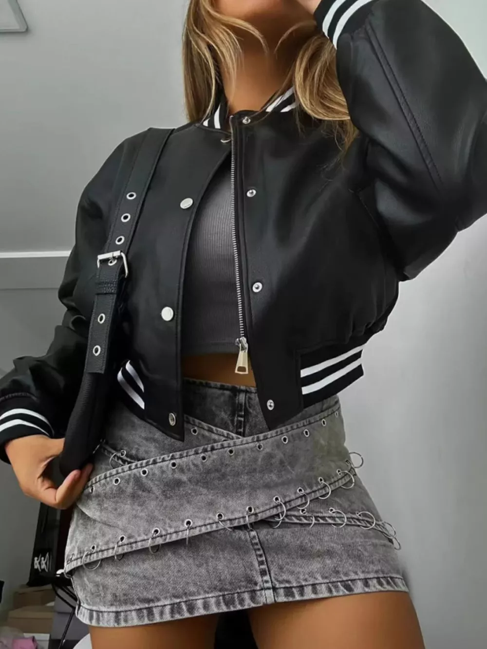 Snap Down Long Sleeve Jacket, image 6