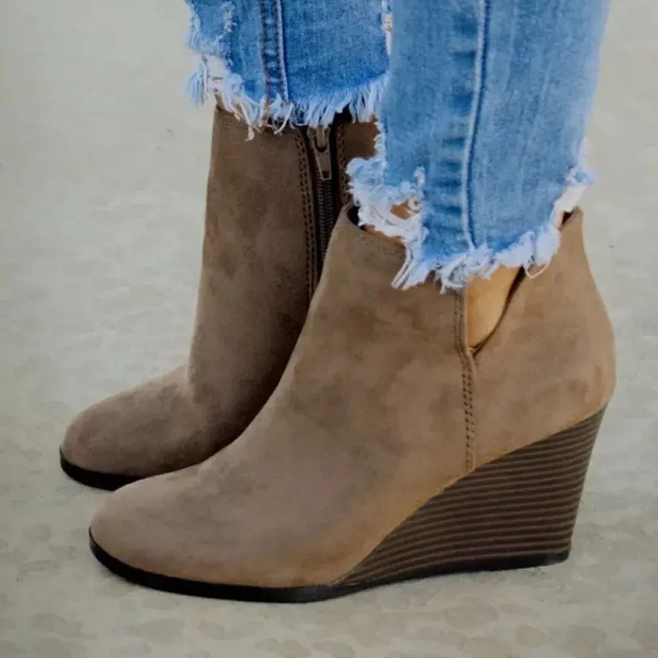 High Heel Ankle Boots with Side Zip, image 4