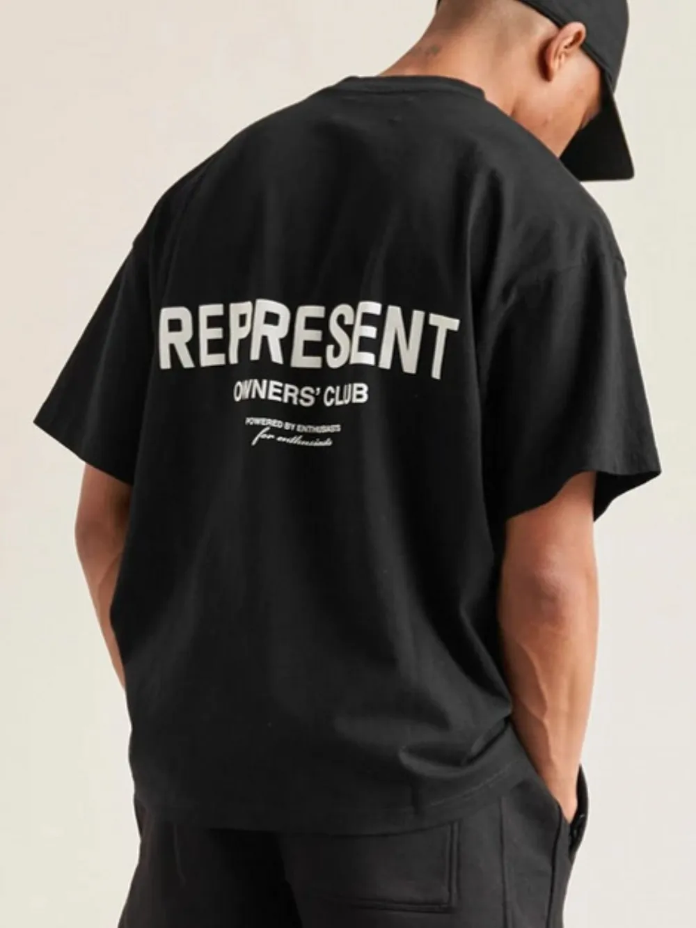 Men's Plus Size Letter Round Neck Half Sleeve T-Shirt, image 7