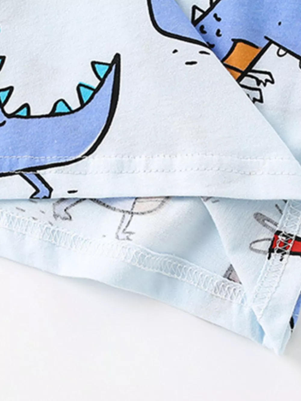 Children's Dinosaur Print Short Sleeve T-Shirt & Shorts Set, image 2