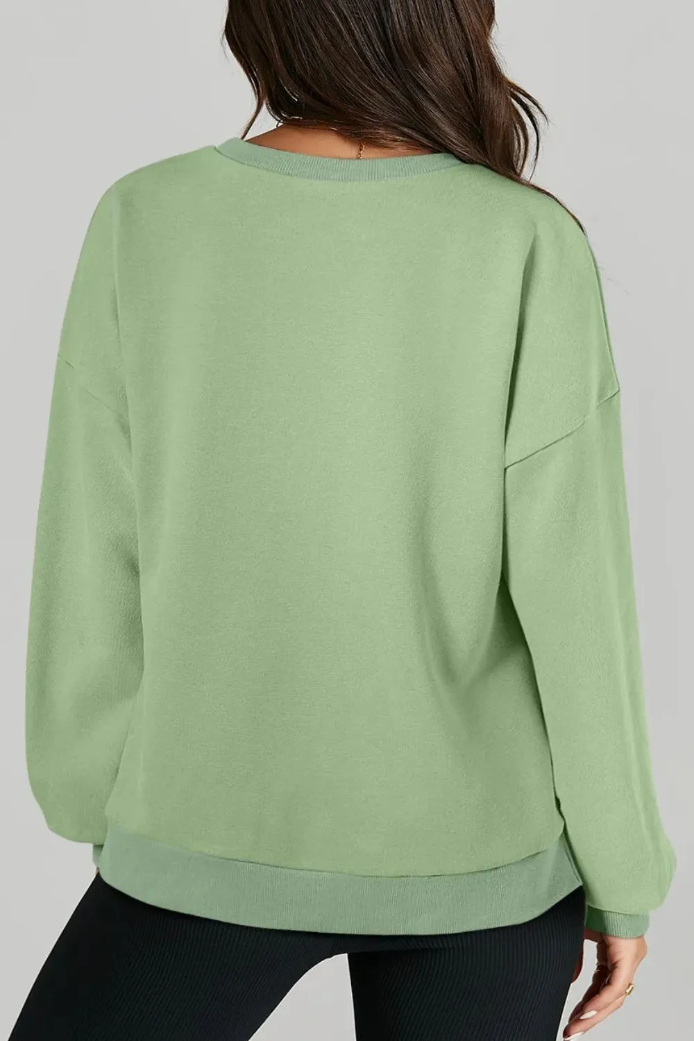 Round Neck Long Sleeve Sweatshirt, image 10